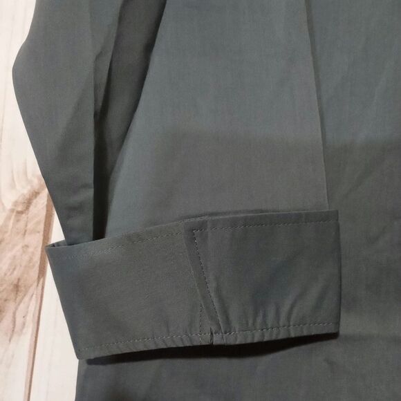 Mertizos Shirt Ladies 2x Gray 3/4 Sleeve button front - Picture 4 of 6